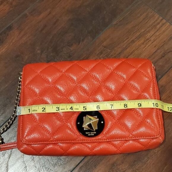 Kate Spade Women Rare Lamb crossbody leather (lambskin) quilted bag - Picture 15 of 16